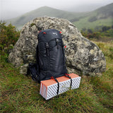 NILS CAMP Campingmatte faltbar 195 cm in orange - isolierende Outdoor Matte für Trekking & Camping