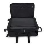 Kipling SPONTANEOUS L, Großer Reisekoffer, Black Noir (schwarz), 101L, 4-Rollen, TSA-Schloss