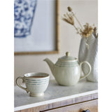 Bloomingville Maple Becher, Blau, 420ml, Steingut, dänisches Design