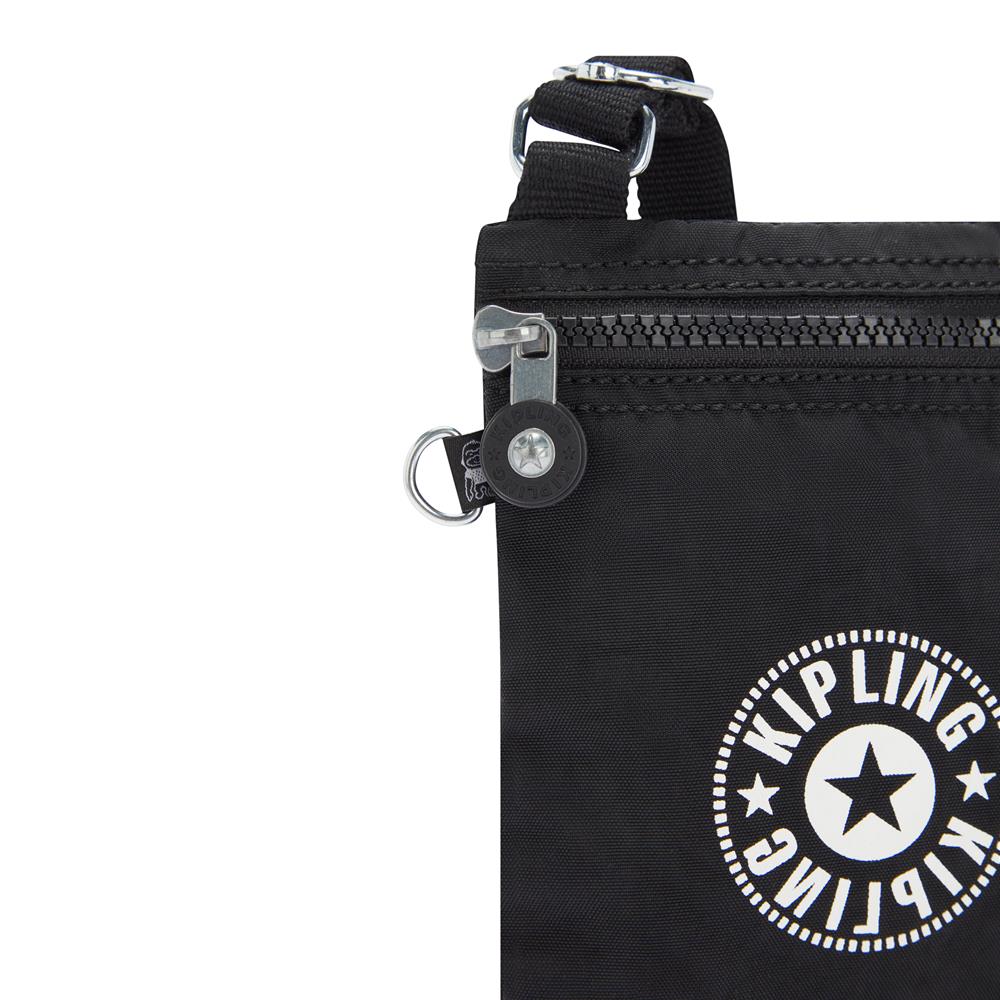 Kipling AFIA LITE, Crossbodytasche, Black Noir (schwarz), mit verstellbarem Schultergurt