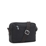 Kipling ABANU M, Mittelgroße Umhängetasche, Black Noir (schwarz), 4L, Schultertasche
