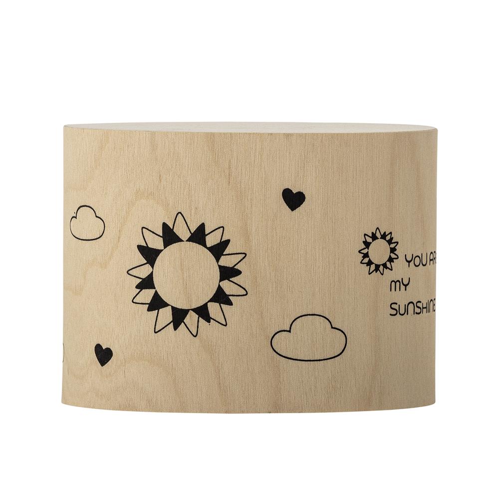 Bloomingville MINI Cloudy Tasse 110 ml Steingut, natur, Schriftzug "YOU ARE MY SUNSHINE"