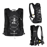 NILS CAMP Tagesrucksack Journey 12L in Schwarz - leichter Outdoor Rucksack für Wandern & Sport