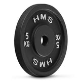 Hantelscheibe 5 kg Gusseisen 30 mm Gewichtsscheibe | HMS TCN05