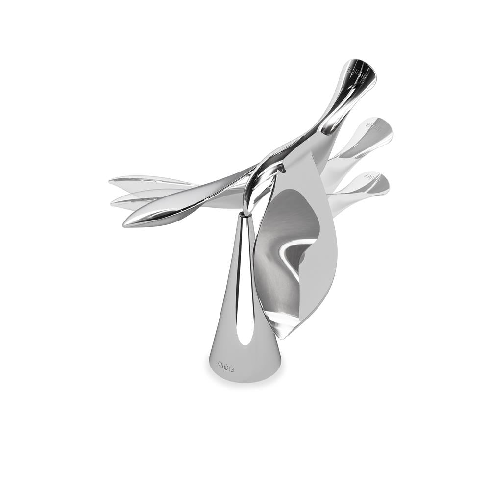 Umbra Tipsy Flaschenöffner Chrom Design Kapselheber Öffnen von Kronkorken-Flaschen Bar Accessoire