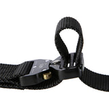 NILS CAMP Taktischer Gürtel 125 cm Schwarz Cobra Schnalle Oxford Gewebe