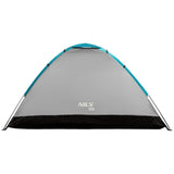NILS CAMP Zelt für 2 Personen in Grau - kompaktes Campingzelt für Outdoor, Trekking, Festival & Reisen