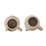 Bloomingville Rudolph Tasse Natur Steingut 2er Set Rentier Weihnachtstassen