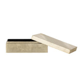 Bloomingville Nenon Box gold - MDF Aufbewahrungsbox glänzend für Schmuck Deko & Ordnung