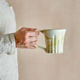 Bloomingville Joseph Becher grün aus Steingut – 4er Set für Kaffee, Tee & Tischdeko
