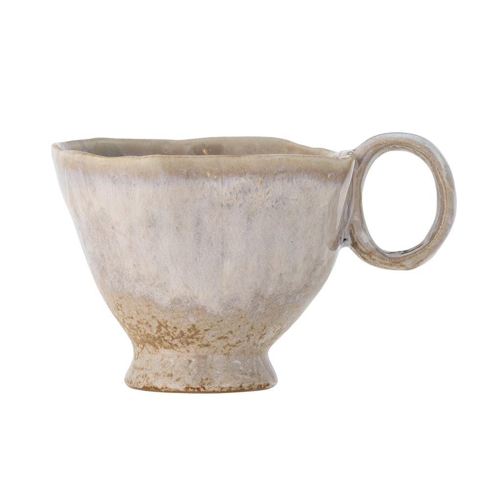 Bloomingville Imogen Tasse aus Steingut in Bunt 175 ml – handgefertigte Tasse für Küche
