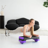 Aerobic Balance Stepper 2-fach höhenverstellbar mit Balancepads für Fitnes | HMS AS008M