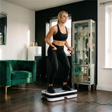 Vibrationsplatte mit Liegestützgriffen Bluetooth 150 kg | HMS SVP09