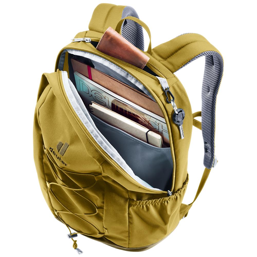 deuter Gogo, Lifestyle-Rucksack, kelp-nori (beige), 25L, mit Flaschenhalter
