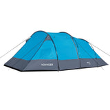 NILS CAMP Voyager Zelt für 4 Personen - Campingzelt mit Vorraum für Outdoor, Trekking & Familie