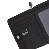 Kipling MONEY LOVE, Mittelgroßes Portemonnaie, Black Noir (schwarz), Geldbörse, Brieftasche