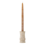 Bloomingville Ilise Kerzenständer, Natur, aus Travertin, 5x10 cm, Naturmaterial