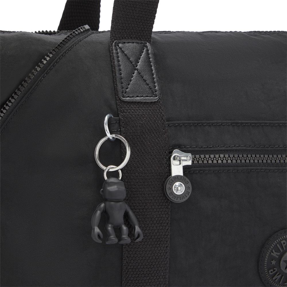 Kipling ART, Handtasche, Black Noir (schwarz), Tasche mit abnehmbaren Trägern & viel Stauraum