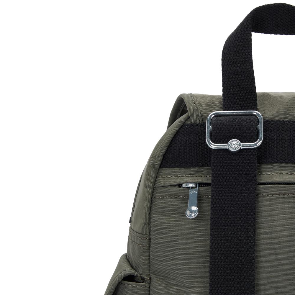 Kipling CITY PACK MINI, Extra kleiner Rucksack, Green Moss (grün), 9L, Kompakt & Stylisch