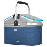 NILS Kühltasche 35L in Blau - große Thermotasche für Picknick, Camping & Einkauf