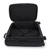 Kipling YOURI SPIN L, Reisekoffer, Signature Emb (schwarz), 100L Trolley Koffer groß Rollen