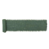 Bloomingville Janavi Tischläufer Grün Jute 550 cm Weihnachts-Tischdeko
