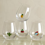 Bloomingville Misa Trinkglas Set 4-teilig Klar Glas 560ml