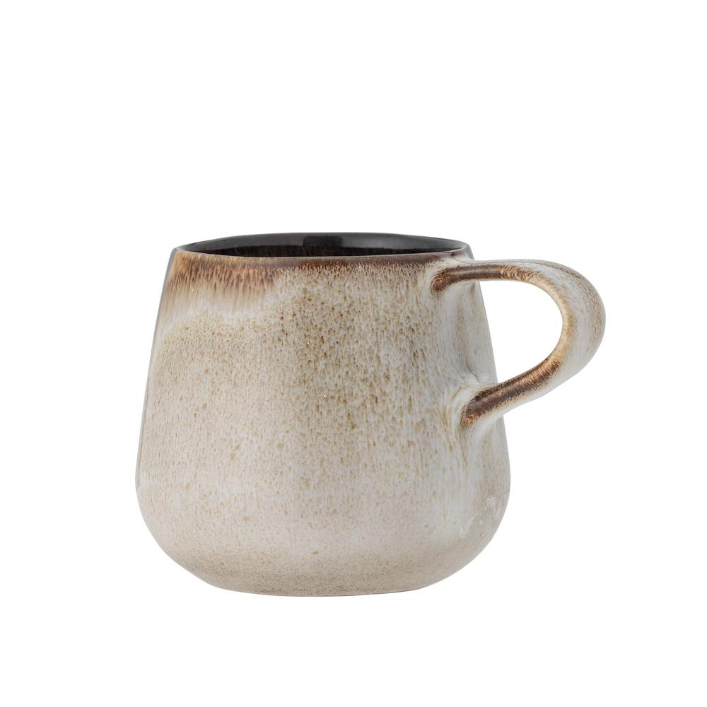 Bloomingville Jules Tasse aus Steingut in Blau 300 ml – handgefertigte Tasse für Küche