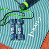 Yogamatte 183 x 61 x 1,2 cm Fitnessmatte Blau Gymnastikmatte rutschfest | HMS YM07