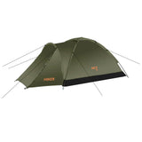 NILS CAMP Hiker Zelt für 2 Personen in Khaki - kompaktes Campingzelt mit Vorraum für Camping & Outdoor
