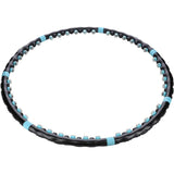 Hula Hoop Reifen 98 cm mit Massagenoppen und Magneten Schwarz/Blau | HMS HHP006