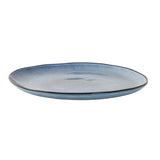 Bloomingville Sandrine Teller, Blau, 28,5cm, Steingut, dänisches Design