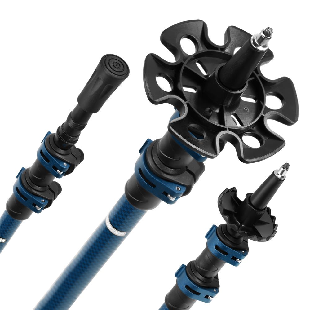 NILS Trekkingstöcke TK8601 Aluminium Wanderstöcke Blau