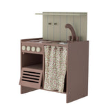 Bloomingville MINI Pippi Mini Ofen Spielküche Holz braun Kinderküche