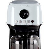 Ariete Moderna Filterkaffeemaschine, Weiß, 15 Tassen Kaffeemaschine, mit Glaskanne
