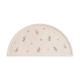 Mushie Silikon-Platzdeckchen, Pink Flowers, Tischset, BPA-frei