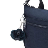 Kipling IZELLAH, mittelgroße Schultertasche, Blue Bleu 2 (blau), Umhängetasche mit viel Stauraum