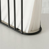 BOLTZE Serviettenhalter Ronia Schwarz Eisen Serviettenständer Serviettenspender Modernes Design