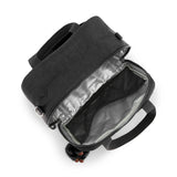 Kipling MIYO, isolierte Lunchbox Tasche mit Trolleyschlaufe, 8L, True Black (schwarz)