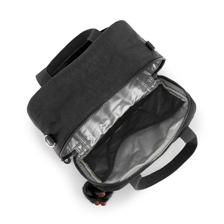 Kipling MIYO, isolierte Lunchbox Tasche mit Trolleyschlaufe, 8L, True Black (schwarz)