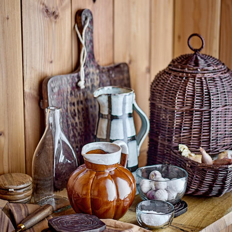 Bloomingville Lenka Schale klar aus recyceltem Glas – kleine Schale für Snacks & Tischdeko