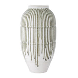 Bloomingville Scarlet Vase, Grün, Steingut D25,5xH47 cm