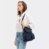 Kipling FIREFLY UP, kleiner Rucksack, Blue Bleu 2 (blau), wandelbar zur Schultertasche