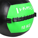 Wall Ball Medizinball 10 kg Trainingsball für Functional Training Grün | HMS WLB10