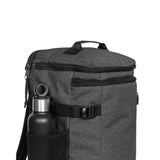 Eastpak CARRY PACK, Reiserucksack, Black Denim (schwarz), 30L, Reisetasche mit Flaschenhalter und Laptopfach