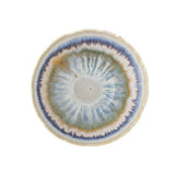 Bloomingville Zeno Schale 600 ml D14,5 cm bunt - Steingut Schüssel mit Blumenmotiv für Tischdeko