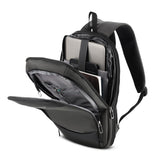 NILS Laptop Rucksack 19L Grau - Handgepäckgröße Business Reisen Arbeit Alltag
