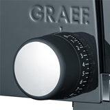 GRAEF SKS 100 Allesschneider Schwarz Wellenschliffmesser Edelstahl Metall kompakt inkl. MiniSlice