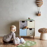 Bloomingville MINI Calle Bücherregal bunt - Kinderregal mit Schubladen aus Holz für Kinderzimmer