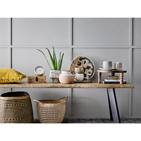 Bloomingville Sacad Blumentopf 15 x 14,5cm Grau Keramik Übertopf Dekoschale dänisches Design